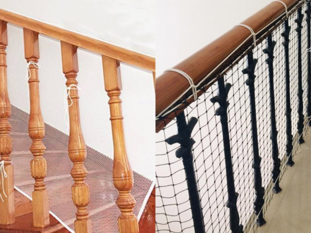 STAIRCASE SAFETY NETS